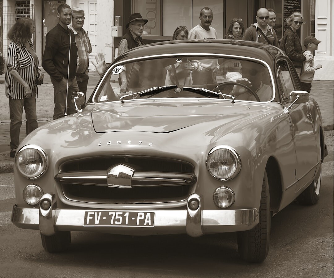 1950s french car ad