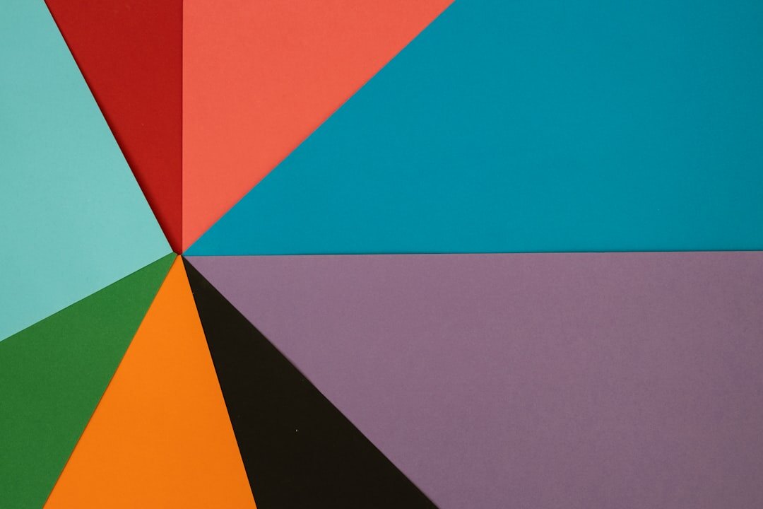 retro color palette in ads