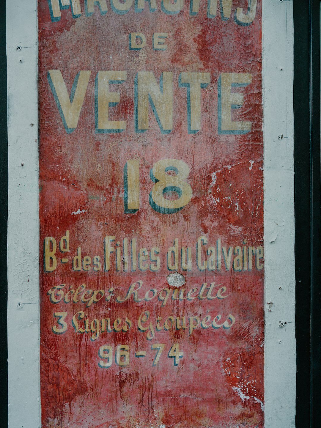 old french advertisement