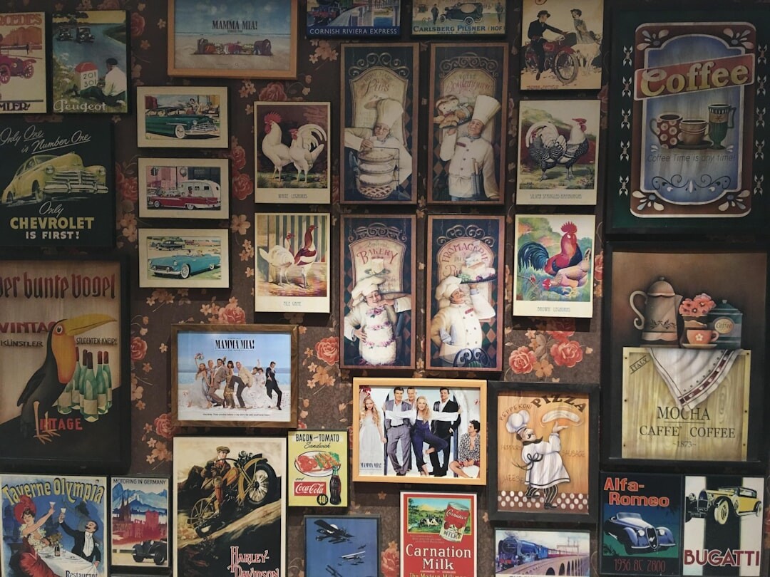 vintage commercial poster
