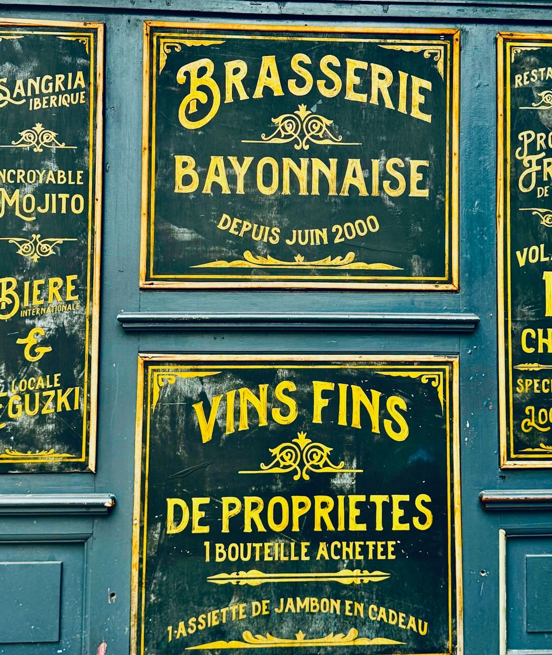 old french advertisement