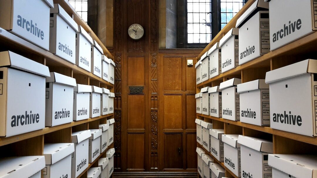archive storage room